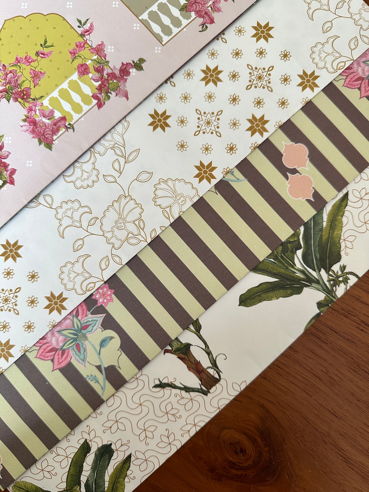 GIFT WRAPPING BOOKS - INDIAN MOTIFS