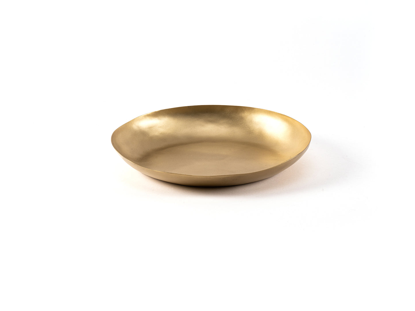 Brass Pinched Platter - Large