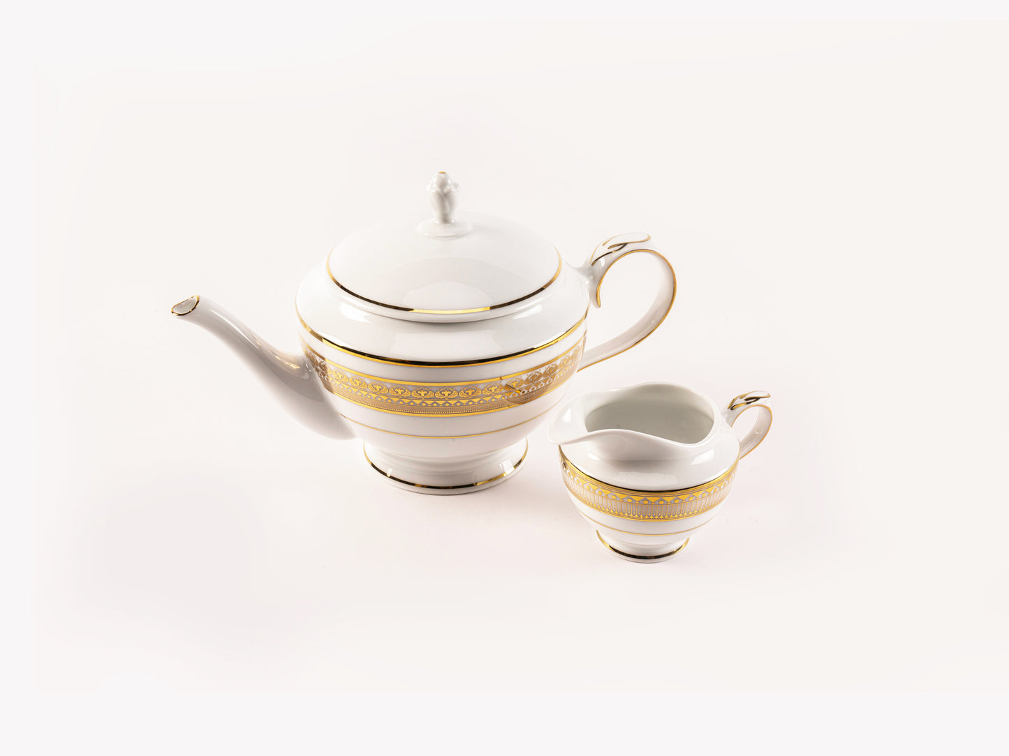 Tea Pot & Creamer