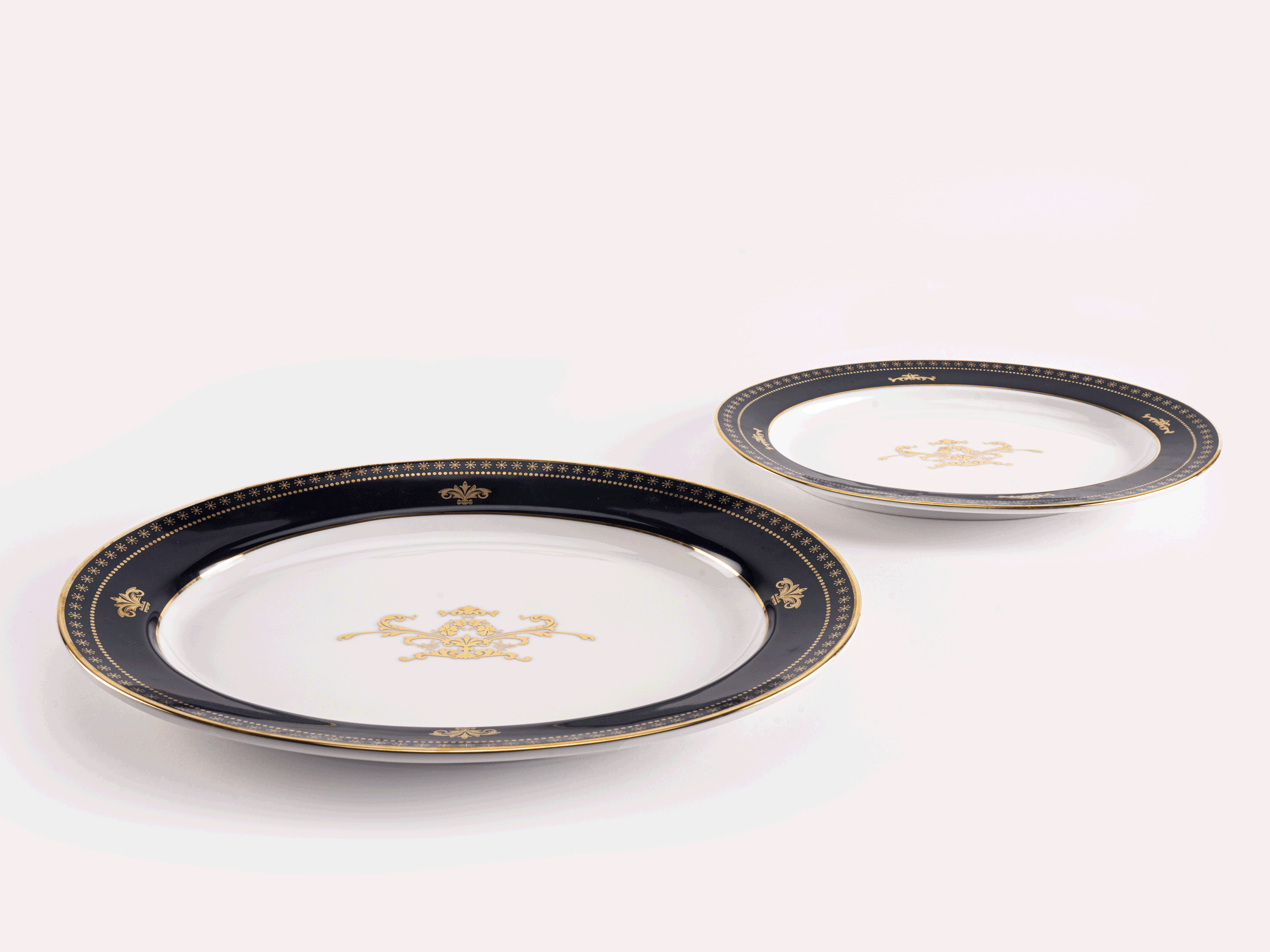 Oval Serving Plates Small & Large